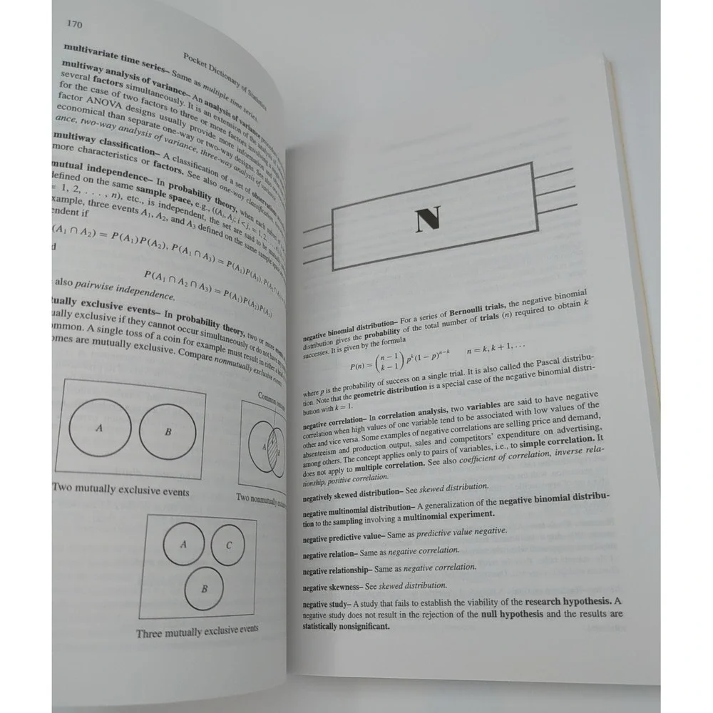 Pocket Dictionary of Statistics by Anwer‎ Khurshid and Hardeo Sahai (2001, Trade